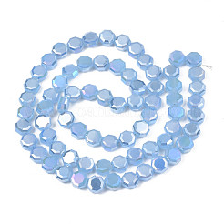 Electroplate Glass Beads Strands&nbsp;EGLA-N002-27-E02