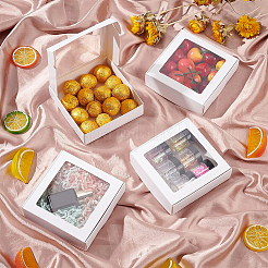 Square Foldable Creative Cardboard Box&nbsp;CON-WH0086-15A