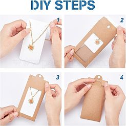Foldable Creative Kraft Paper Box&nbsp;CON-WH0077-08B