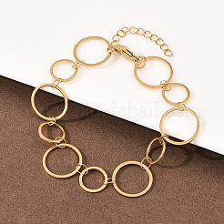 304 Stainless Steel Link Chain Bracelets for Women&nbsp;BJEW-P373-03B-G