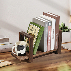 Rectangle Wood Desktop Bookshelf&nbsp;AJEW-WH0696-696