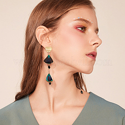 30Pcs 5 Colors Ion Plating(IP) 304 Stainless Steel Stud Earring Findings&nbsp;EJEW-UN0001-67