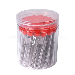 Iron Sewing Needles with Random Color Bottle Caps&nbsp;SENE-PW0002-043