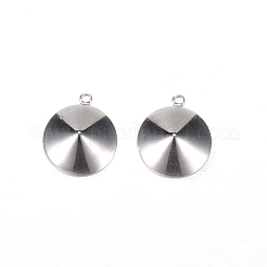 Non-Tarnish 201 Stainless Steel Pendant Rhinestone Settings&nbsp;X-STAS-N0014-04P
