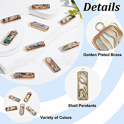 10Pcs Shell Pendants&nbsp;SSHEL-BC0001-22