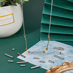 100Pcs 5 Style 304 Stainless Steel Tube Beads&nbsp;STAS-DC0015-56