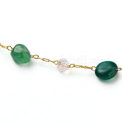 Nuggets Natural Gemstone Beaded Necklaces&nbsp;NJEW-JN03188