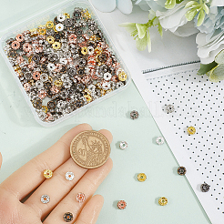 200Pcs 10 Colors Brass Rhinestone Spacer Beads&nbsp;RB-SP001-08A