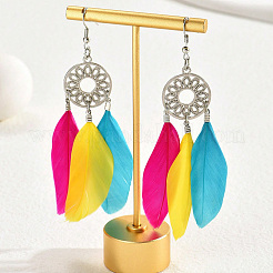 Zinc Alloy Drop Earrings for Women&nbsp;JP0442