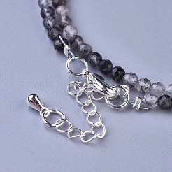 Natural Rutilated Quartz Beaded Necklaces&nbsp;NJEW-K114-A-A05