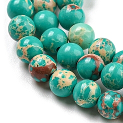 Synthetic Imperial Jasper Dyed Beads Strands&nbsp;G-D077-A01-02O
