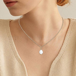 10Pcs Natural Cultured Freshwater Pearl Two Sides Polished Charms&nbsp;PALLOY-BM00001