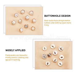 1-Hole Plastic Buttons&nbsp;BUTT-WH0020-11
