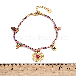 304 Stainless Steel Charms Bracelets&nbsp;BJEW-C114-10G
