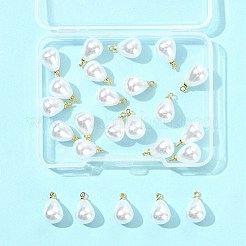 24Pcs ABS Plastic Imitation Pearl Pendants&nbsp;KK-FS0001-77