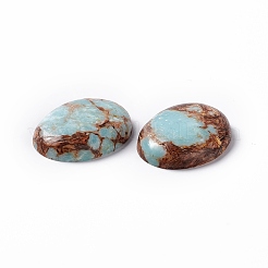 Assembled Bronzite and Imperial Jasper Cabochons&nbsp;G-O124-03