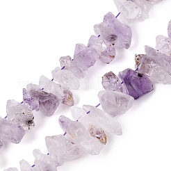 Raw Rough Natural Purple Super Seven Quartz Beads Strands&nbsp;G-N362-17A-01