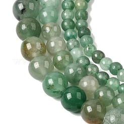 Grade AB Natural Green Aventurine Bead Strands&nbsp;G-G666-01A