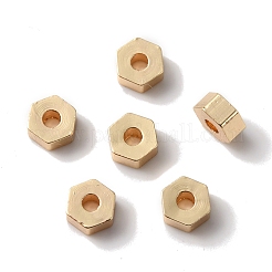 Rack Plating Brass Beads&nbsp;KK-C020-07LG