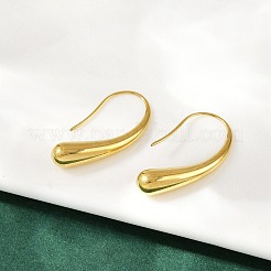 304 Stainless Steel Teardrop Dangle Earrings&nbsp;EJEW-S272-06G