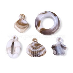 Ocean Opaque Acrylic Pendants&nbsp;OACR-T030-18M