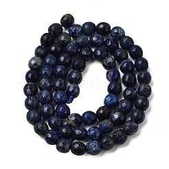 Natural Dyed Lapis Lazuli Beads Strands&nbsp;LS-G-G059-6mm