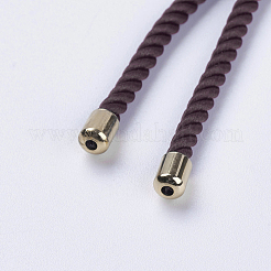 Nylon Twisted Cord Bracelet Making&nbsp;MAK-F018-G-RS
