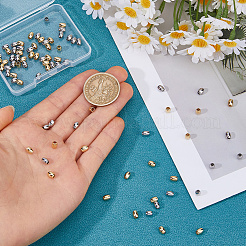 80Pcs 2 Colors 201 Stainless Steel Beads&nbsp;STAS-DC0017-44