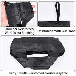10Pcs Reusable Polyester Supermarket Shopping Tote Bags&nbsp;ABAG-CN0001-48