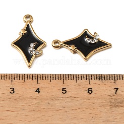 304 Stainless Steel Enamel Pendants&nbsp;STAS-I371-06G-03