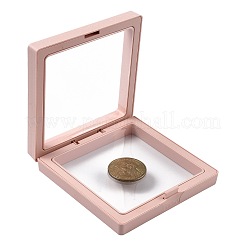 5Pcs Square Transparent PE Thin Film Suspension Jewelry Display Box&nbsp;CON-FS0001-19A