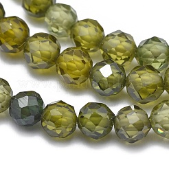 Cubic Zirconia Beads Strands&nbsp;G-G792-47-07C