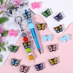 16Pcs 8 Styles Food Grade Silicone Focal Beads&nbsp;SIL-SZ0002-22