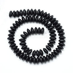 Synthetic Black Stone Beads Spacer Strands&nbsp;X-G-R359-4x8-02