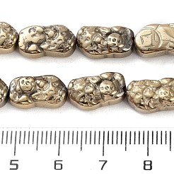 Electroplated Synthetic Non-magnetic Hematite Beads Strands&nbsp;G-F767-03D