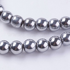 Synthetic Magnetic Hematite Beads Strands&nbsp;G-H1097-1