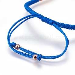 Nylon Cord Braided Bead Bracelets Making&nbsp;BJEW-F360-FRG