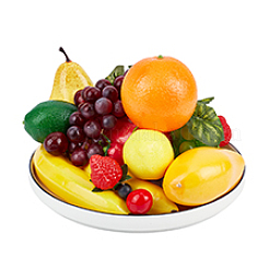 45Pcs 16 Styles Plastic & Foam Imitation Fruit&nbsp;AJEW-PH0008-23