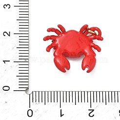Brass Enamel Pendants&nbsp;KK-G555-20G-03
