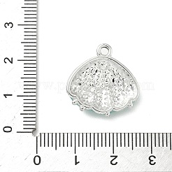 Alloy Rhinestone Pendants&nbsp;PALLOY-P313-11P
