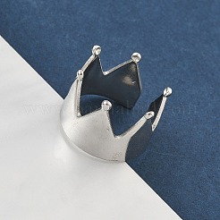 304 Stainless Steel Open Cuff Rings for Women&nbsp;RJEW-A079-09A-P