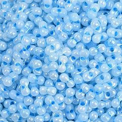 Lustered Glass Seed Beads&nbsp;X1-SEED-K010-04B