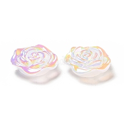 Opaque Acrylic Flower Cabochons&nbsp;MACR-C009-09