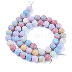 Natural Rainbow Alashan Agate Beads Strands&nbsp;X-G-G806-04-8mm