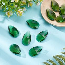 10Pcs Glass Pendants&nbsp;GLAA-ME0001-16B