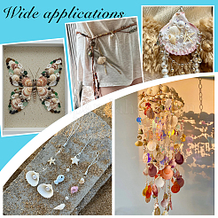 25Pcs Natural Shell Pendants&nbsp;PALLOY-PH01859