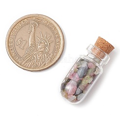 3Pcs Glass Wishing Bottle Decorations&nbsp;PALLOY-JF03096