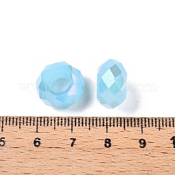 Imitation Jade Glass European Beads&nbsp;GPDL-N005-B14mm-A03