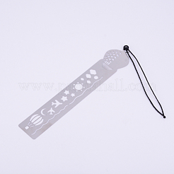 Stainless Steel Drawing Stencil&nbsp;STAS-WH0015-25MP