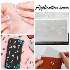 30Pcs 2 Colors Alloy Cabochons&nbsp;MRMJ-GO0002-07